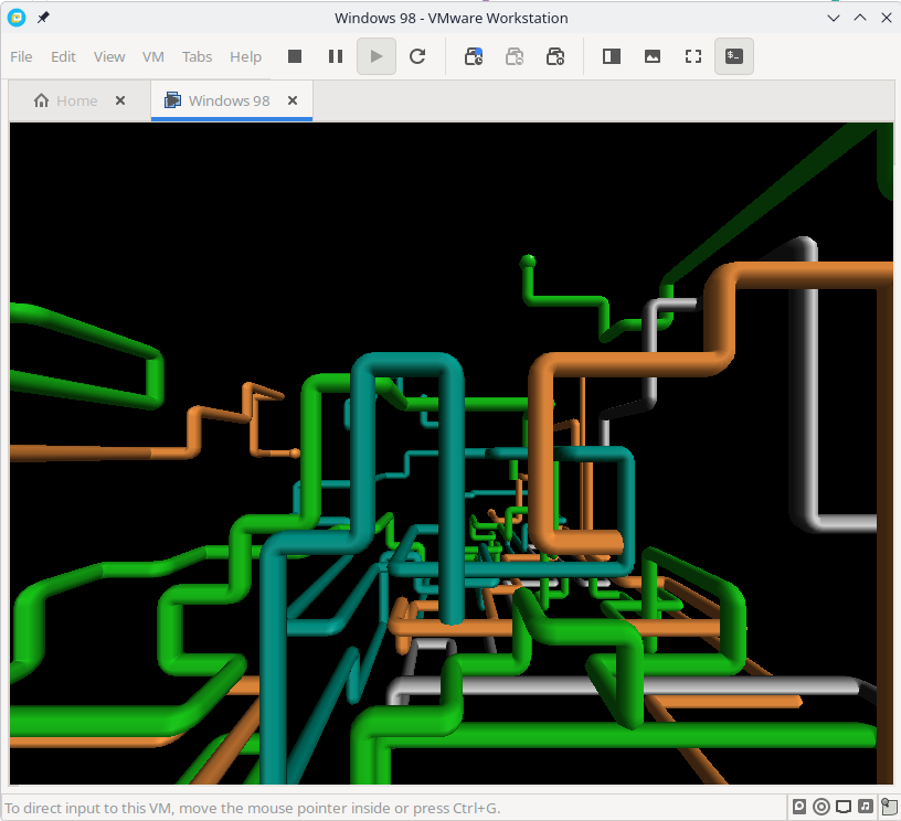 Pipes screensaver